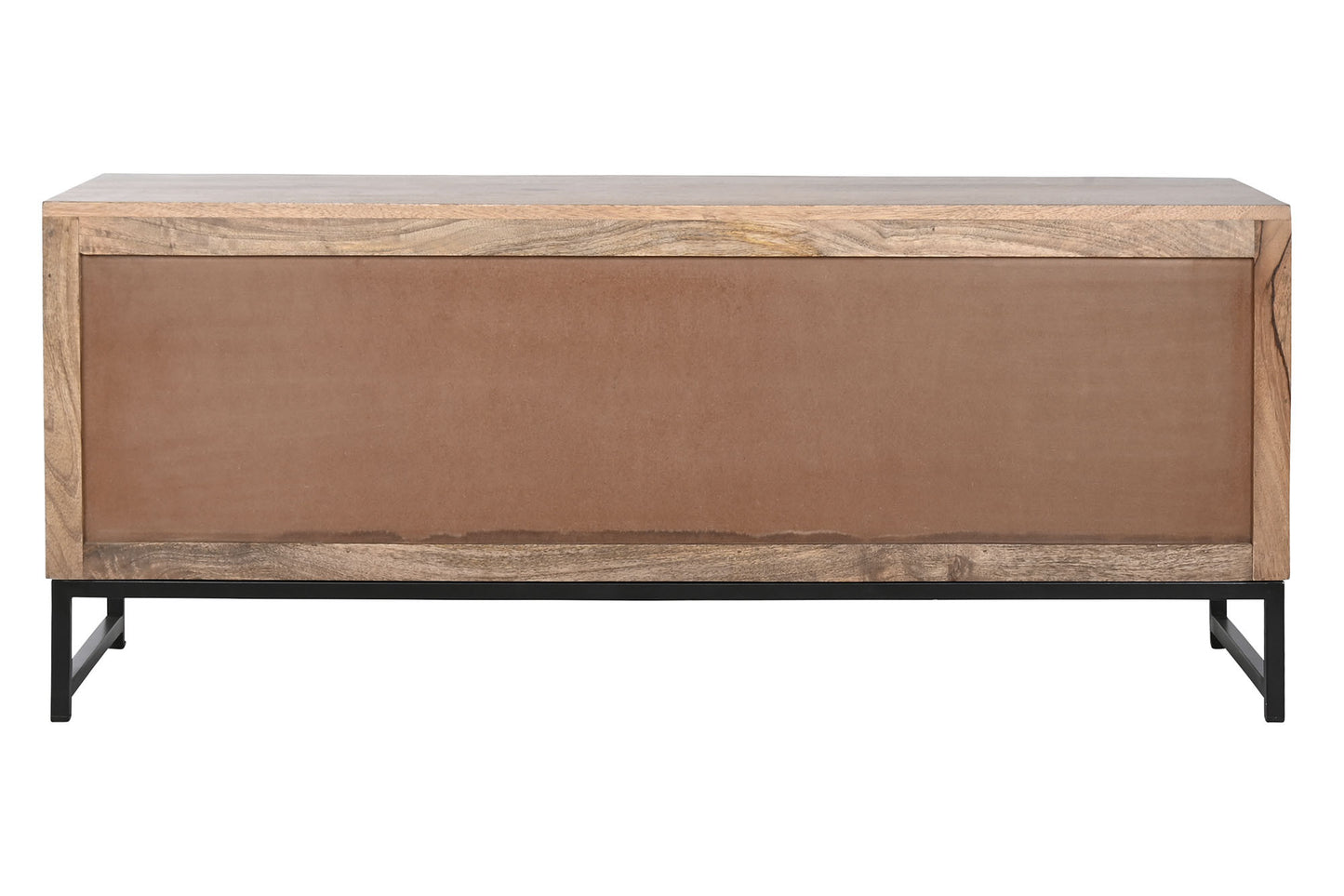 Mueble TV mango espejo 130*40*55.5cm marron