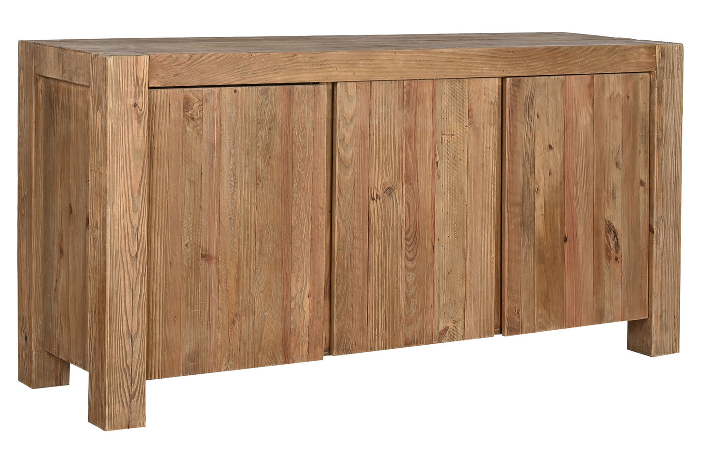 Buffet madera reciclada pino 168*51*85cm marron