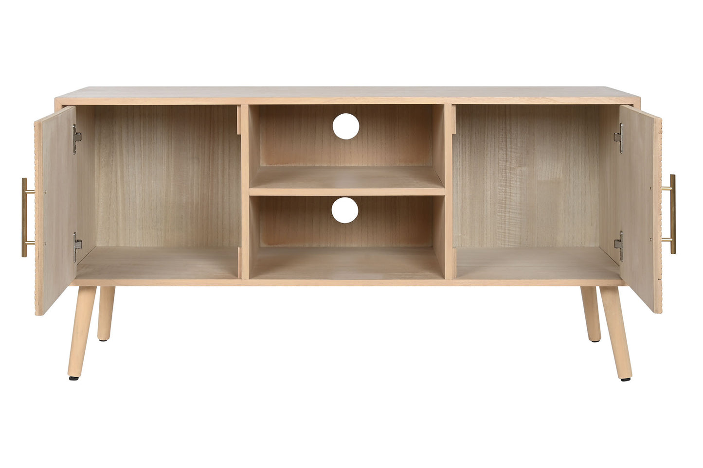 Mueble TV paulownia mdf 120*40*60cm natural