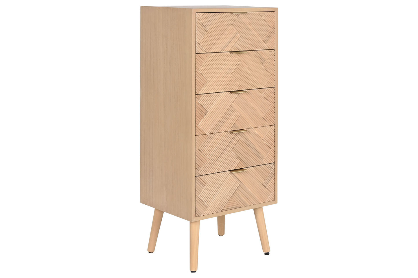 Cajonera paulownia mdf 42*34*101cm natural