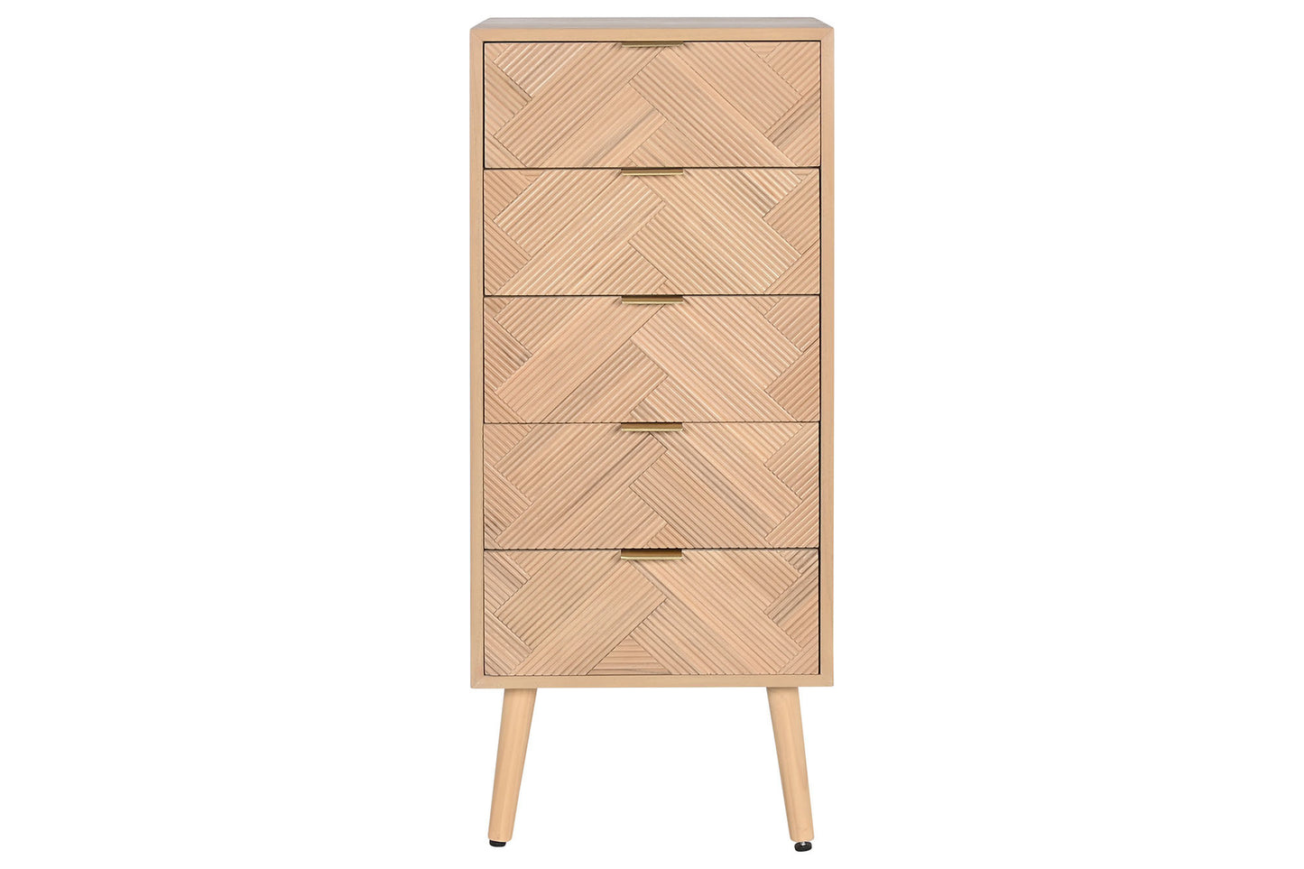 Cajonera paulownia mdf 42*34*101cm natural