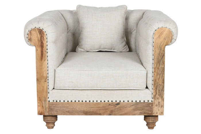 Sillón Mango Poliéster 101x90x79 con 1 Cojín