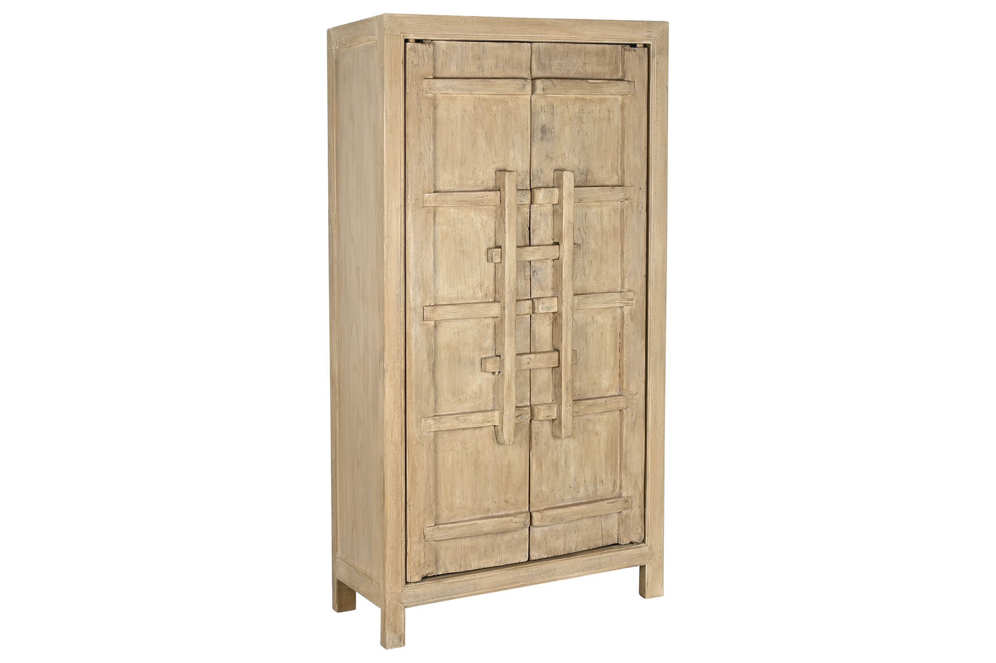 Armario olmo macizo 115*48*210cm natural