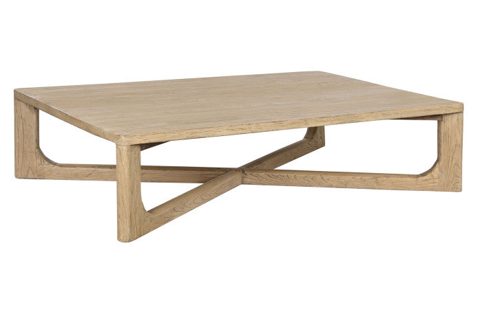 Mesa centro olmo macizo 170x109x41 cm natural
