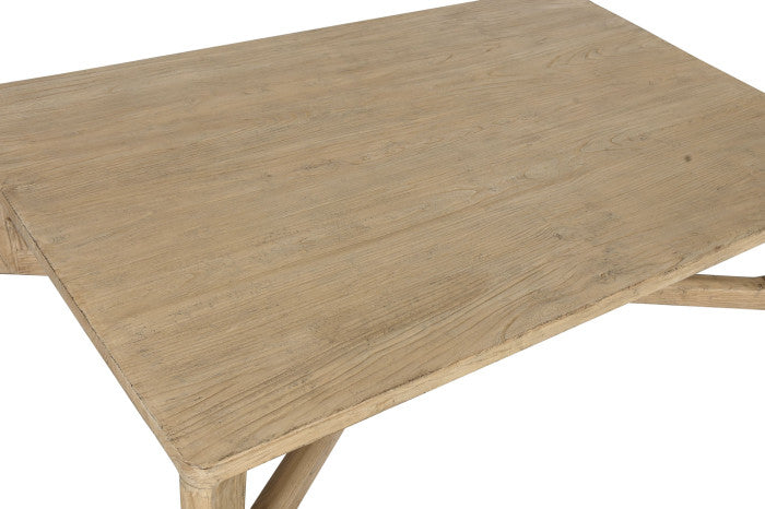 Mesa centro olmo macizo 170x109x41 cm natural