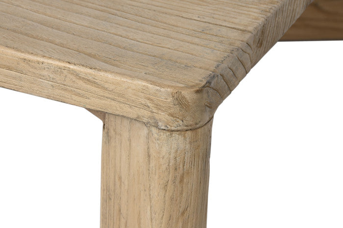 Mesa centro olmo macizo 170x109x41 cm natural