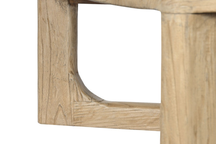 Mesa centro olmo macizo 170x109x41 cm natural