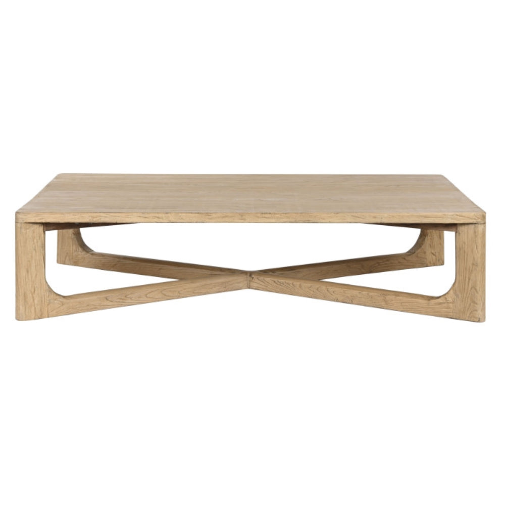 Mesa centro olmo macizo 170x109x41 cm natural