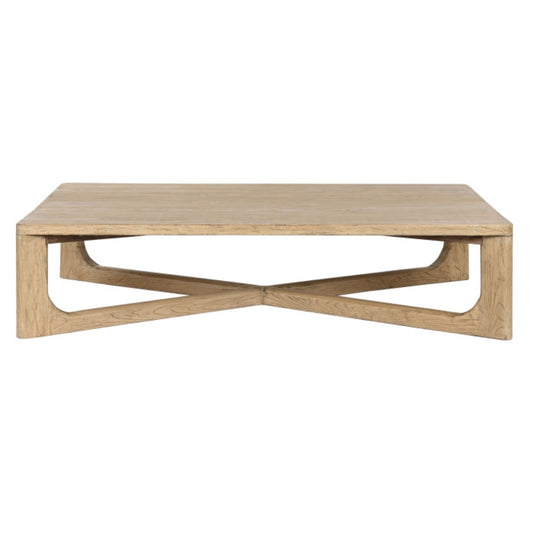 Mesa centro olmo macizo 170x109x41 cm natural