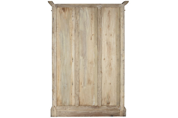 Vitrina madera reciclada 130x55x209 natural