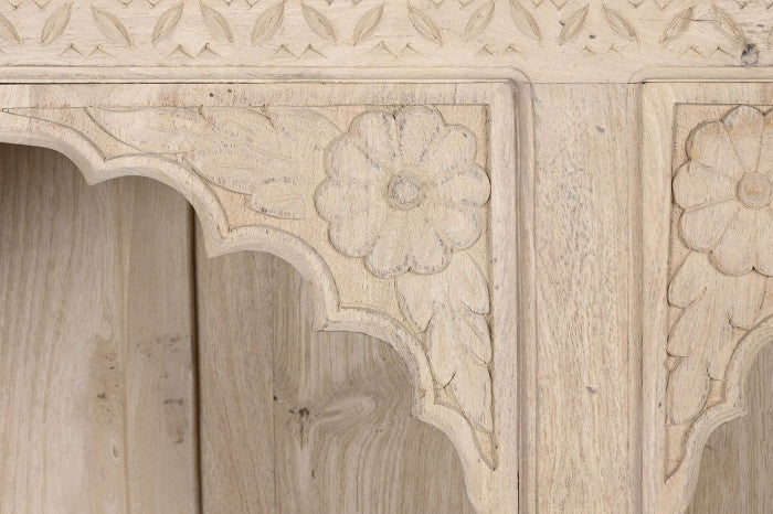 Estanteria Madera / 204x38x196 / Tallada a Mano