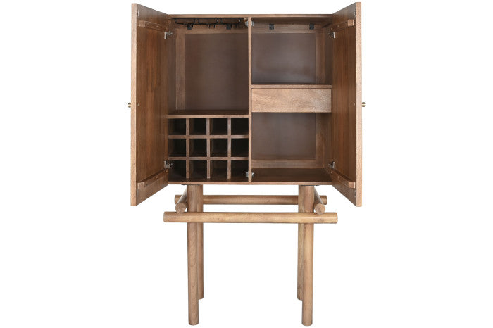 Botellero mango 90x45x156 natural