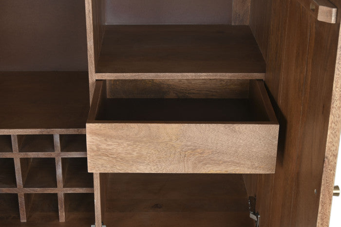 Botellero mango 90x45x156 natural