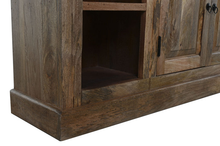 Estantería de mango y metal 248x36x221 cm – Escalera natural