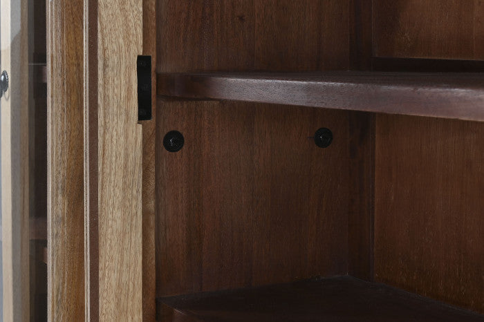 Estantería de mango y metal 248x36x221 cm – Escalera natural