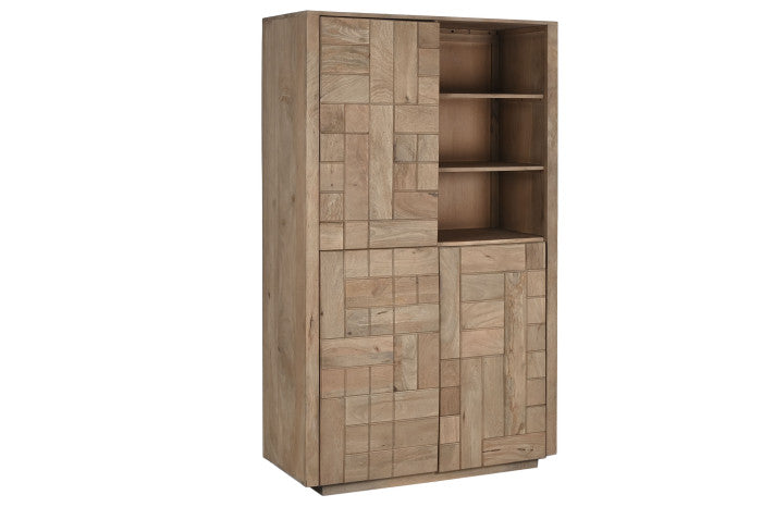Estantería de Mango Natural – 110 x 45 x 180 cm