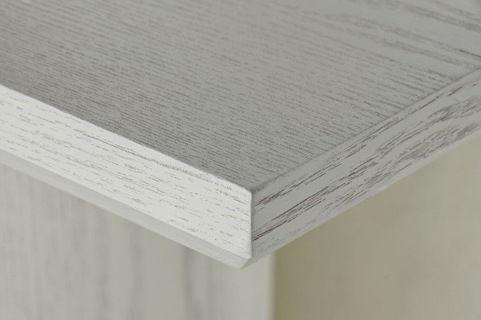 Mesa de comedor de granito y MDF 200 × 100 × 76 cm – Simil madera