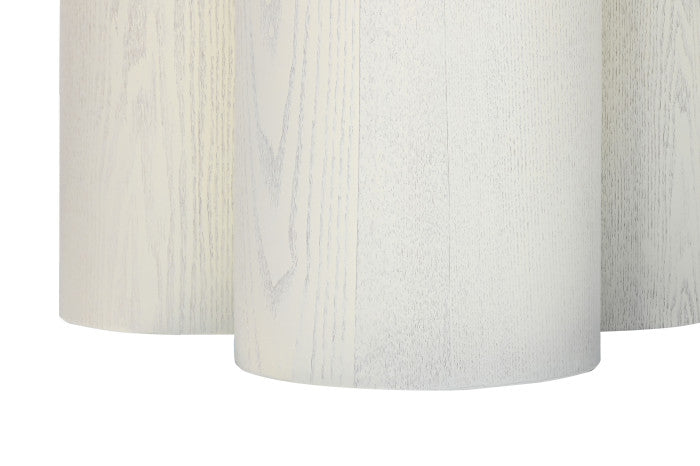 Mesa de comedor de granito y MDF 200 × 100 × 76 cm – Simil madera
