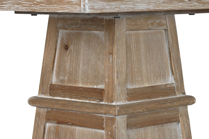 Consola madera MDF 160x40x90,5 decapé natural