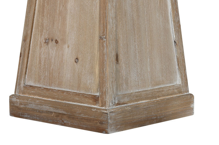 Consola madera MDF 160x40x90,5 decapé natural