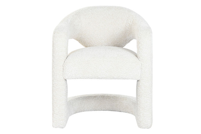 Sillón Poliéster Bouclé Crudo 66x65x82 cm