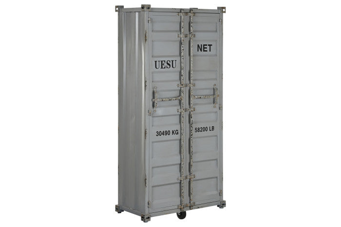 Botellero metal mdf 76,5x41x157,5 container