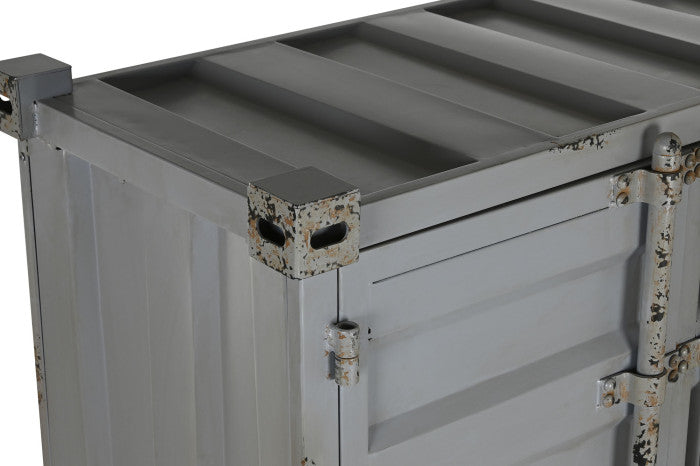 Botellero metal mdf 76,5x41x157,5 container