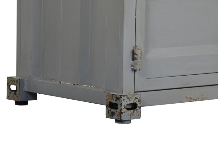 Botellero metal mdf 76,5x41x157,5 container