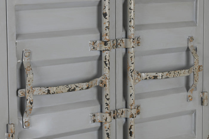Botellero metal mdf 76,5x41x157,5 container