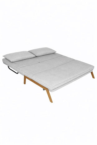 Sofá Cama de Metal y Poliéster 151 × 96 × 79 cm