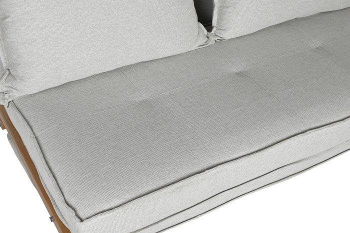 Sofá Cama de Metal y Poliéster 151 × 96 × 79 cm