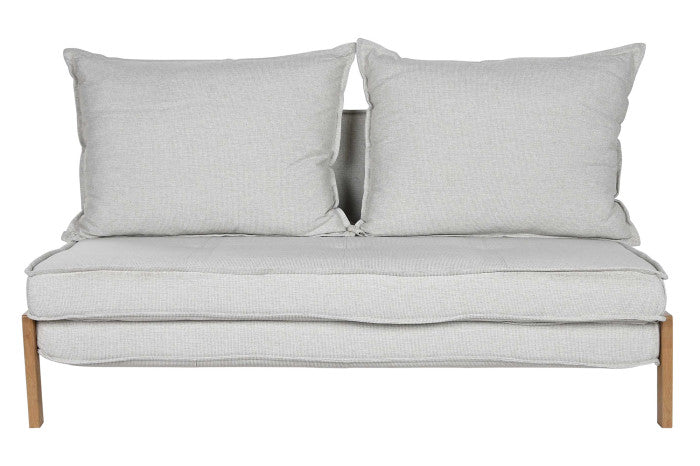 Sofá Poliéster 196x85x90 Desenfundable Beige