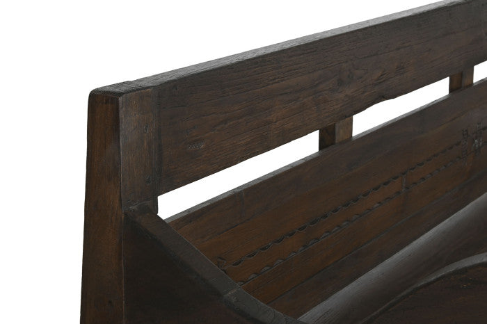 Banco de Teca Maciza Tallado 196x60x82 cm – Colección BENCHES 2C24