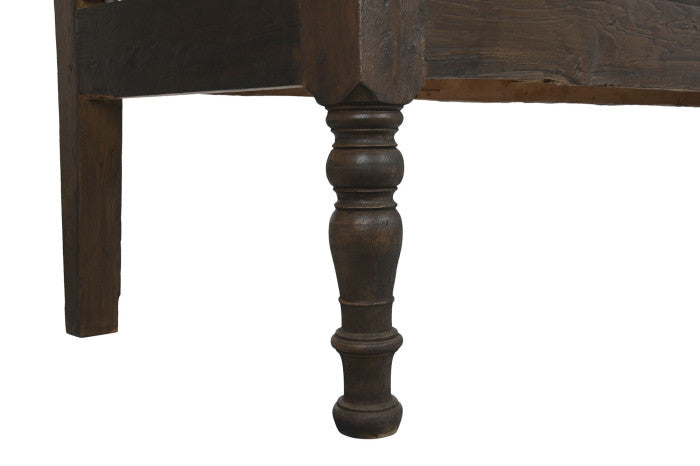 Banco de Teca Maciza Tallado 196x60x82 cm – Colección BENCHES 2C24