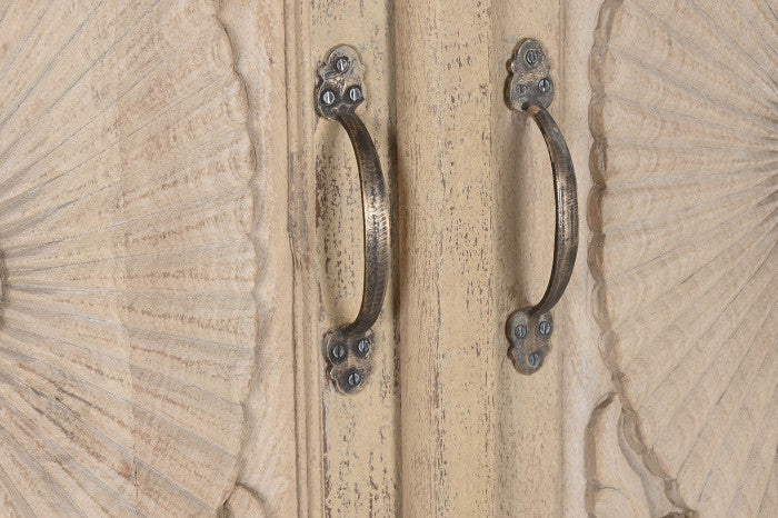 Armario mango 125x43x214 tallado natural