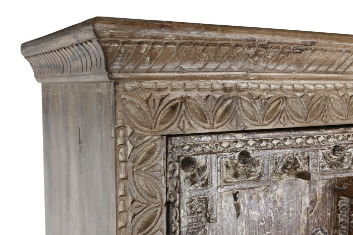 Armario teca 122x51x216 pieza única natural