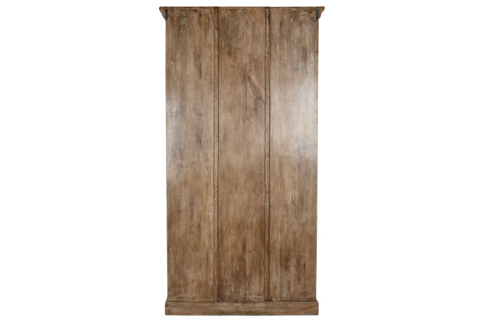 Armario teca 122x51x216 pieza única natural