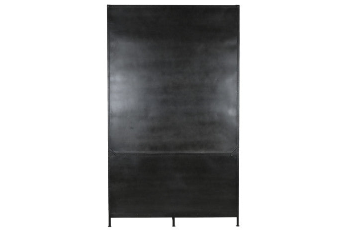 Vitrina de metal 142x47x240 cm XXL – Dos cuerpos