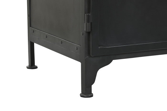 Vitrina de metal 142x47x240 cm XXL – Dos cuerpos
