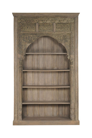 Estantería de teca 168x56x272 cm – Pieza única