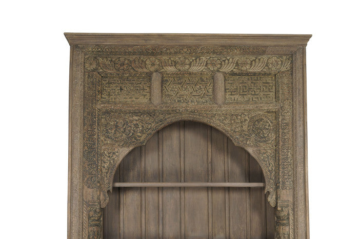 Estantería de teca 168x56x272 cm – Pieza única