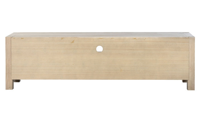 Mueble TV de Madera de Hevea y Metal 160 × 40 × 46,5 cm