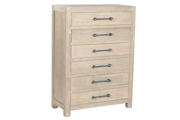 Chifonier madera de hevea 88x40x122 natural