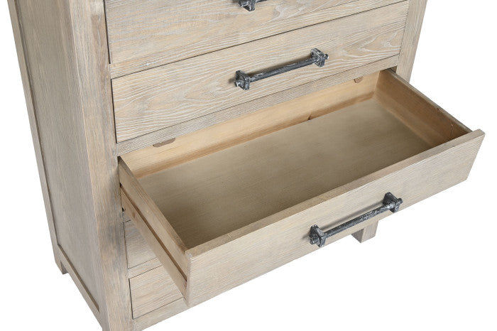 Chifonier madera de hevea 88x40x122 natural