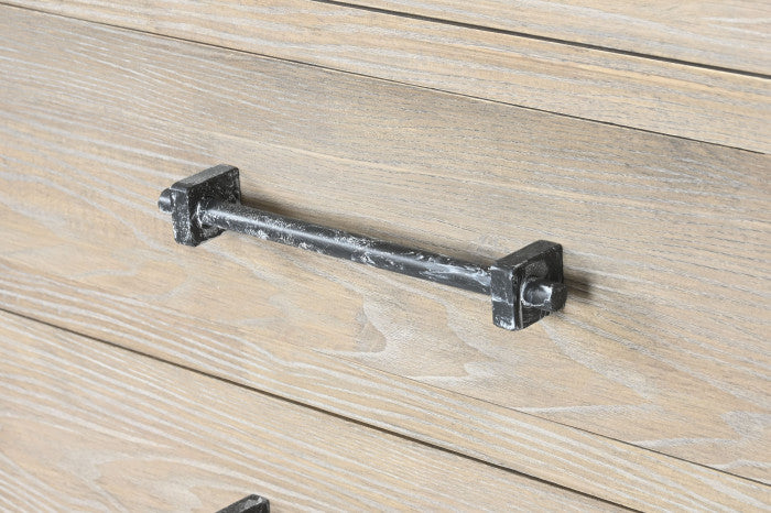 Chifonier madera de hevea 88x40x122 natural