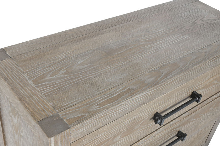 Cómoda madera de hevea 100x40x88 natural
