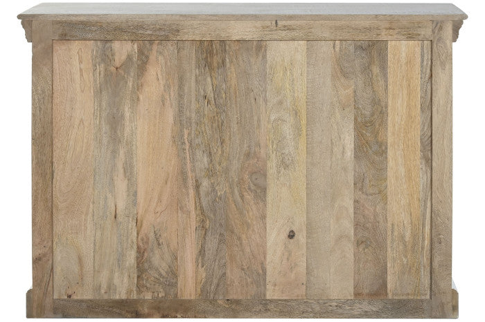 Cajonera mango 115x40x80 desgastado blanco