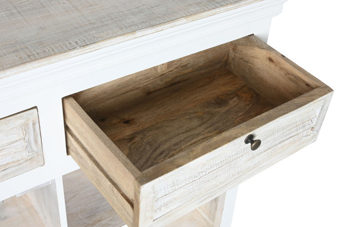 Botellero mango 120x40x98 desgastado blanco