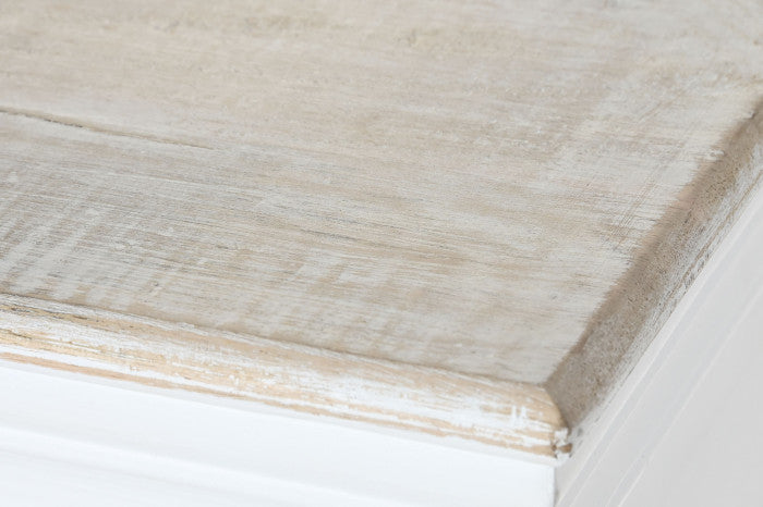 Botellero mango 120x40x98 desgastado blanco