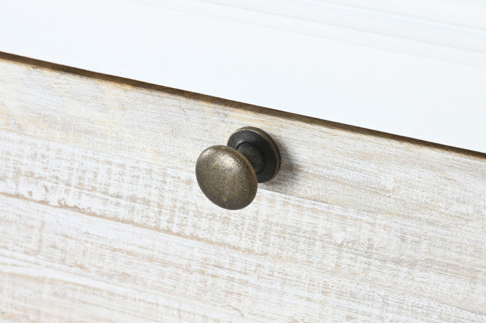 Botellero mango 120x40x98 desgastado blanco